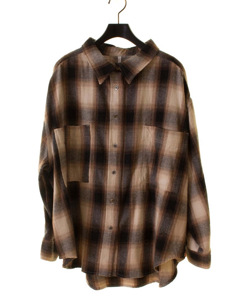 ディニテコリエ Dignite collier チェックシャツ IN-80256365 本州送