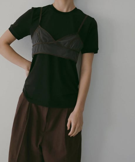 anuke アンヌーク Compact Ringer T-Shirts 62610618