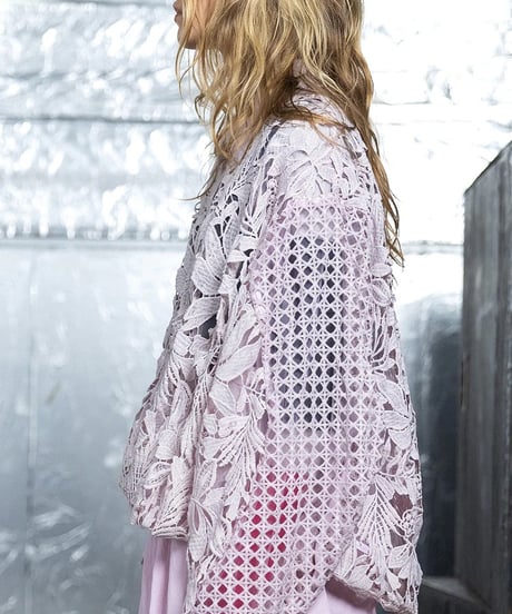 AULA AILA　アウラアイラ　レースバルーンブルゾン LACE BALLOON BLOUSON 1261-02048 2026NEWARIIVAL