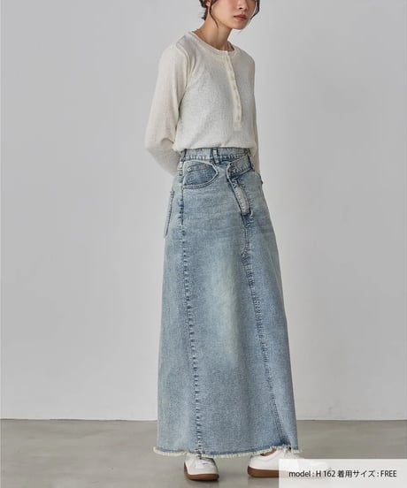 hunch ハンチ ヘンリーネック レイヤードシアートップス WAS7131 2026NEWARIIVAL