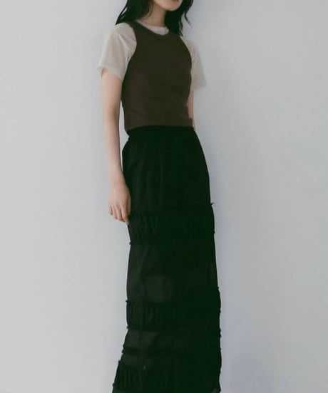 anuke アンヌーク　Sheer Tulle T-Shirts　62610633