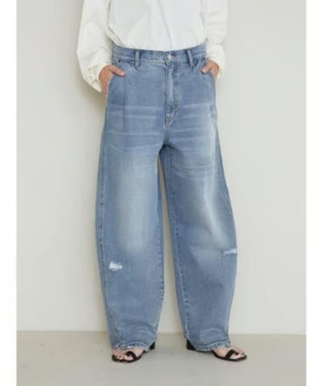 YENN　イエン　CURVED SEAM DENIM PT