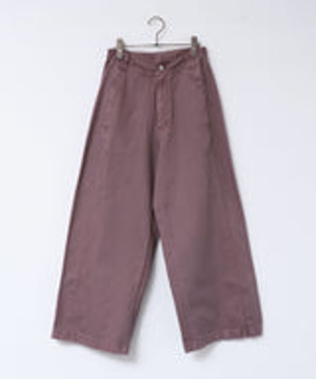 2024 AW デニム ツイル切替ワイドパンツ