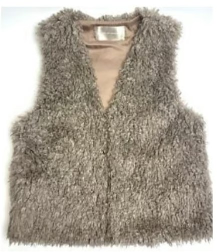 ATELIER BRUGGE】シャーリングファーフーデッドベスト 2025 柄フェイク