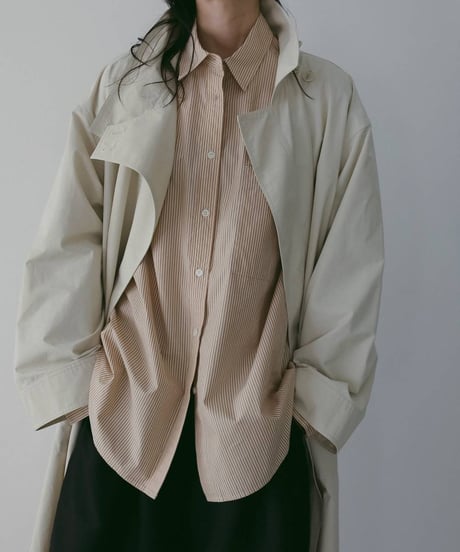 anuke アンヌーク　Stripe Over Shirts　62610401　本州送料無料