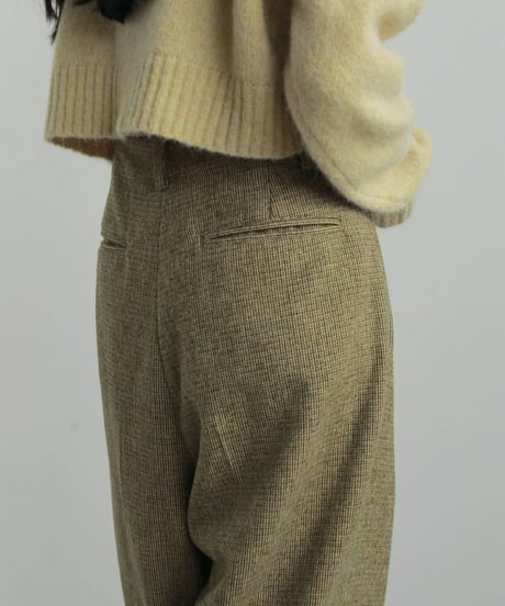 anuke アンヌーク　Check Tuck Pants　62520707