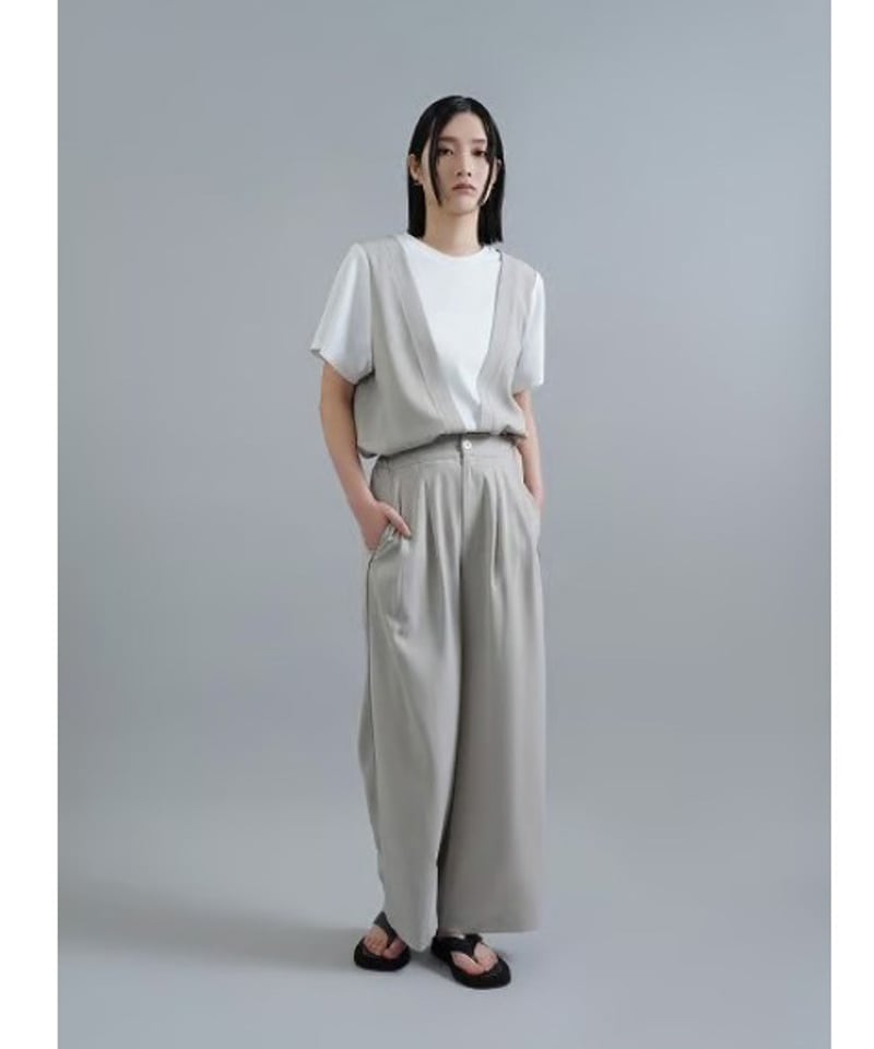 パンツ ynyn ワイドパンツ(セットアップ対応)｜INGNI(イング) 公式通販