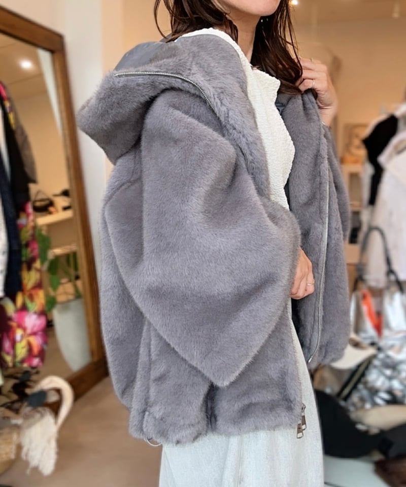 FORME エコファーブルゾン★ノベルティ付き★ 東原亜希 FORME 2024 フォルム エコファーブルゾン