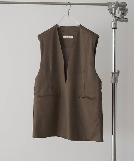 anuke アンヌーク Keyneck Over Vest 62610107 本州送料無料