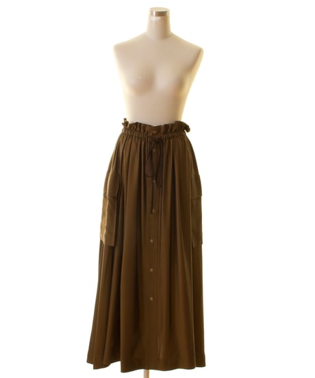 cafune グレー ロングスカート 未使用タグ付き スカート(グレー/灰色系