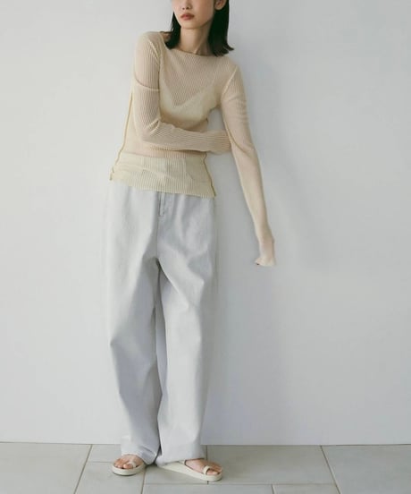 anuke アンヌーク　Wide Cocoon Denim 62611401 2026NEWARIIVAL