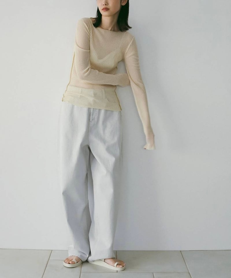 anuke アンヌーク Wide Cocoon Denim 62611401 2026NEWA