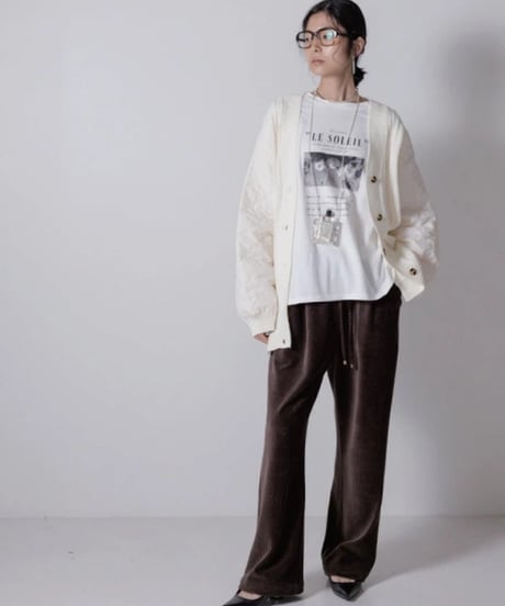 CHIGNON　シニヨン　 Relax　PHOTO ロンTee フォトT フォトロンT フォトプリント ロゴ ロゴプリント ロンT 8455-317 本州送料無料！