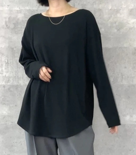 新品☆タグ付き　Anna Kerry 長袖スエット　３８　M　黒　アンナケリー アンナケリーのおすすめ人気商品一覧 通販 - Yahoo!ショッピング