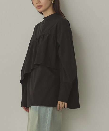 hunch ハンチ ポリエステルブロード 前後2WAYフリルシャツ WLN5185 2026NEWARIIVAL