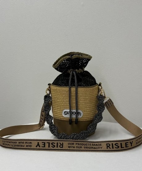 RISLEY　リズレー　OUTDOR　アウトドア　Basket mesh bag　バスケットメッシュバッグ（1740890）(R2501-BMB33)　2025SS送料無料