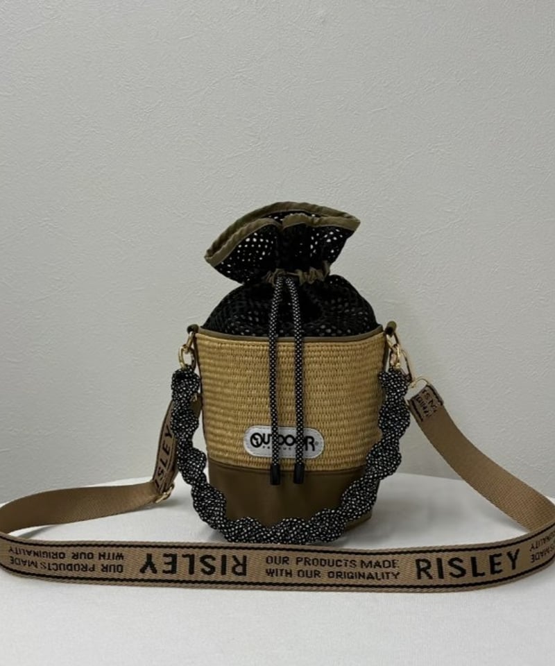 RISLEY リズレー OUTDOR アウトドア Basket mesh bag バスケット