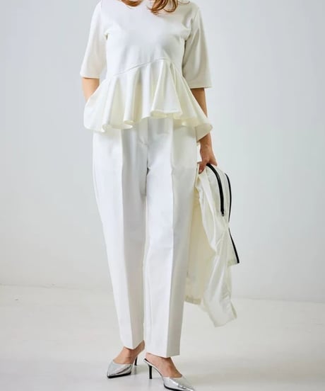 Mewl　ミュール　CHIGNON　シニヨン　アシメペプラムTOPS 　M262-88057