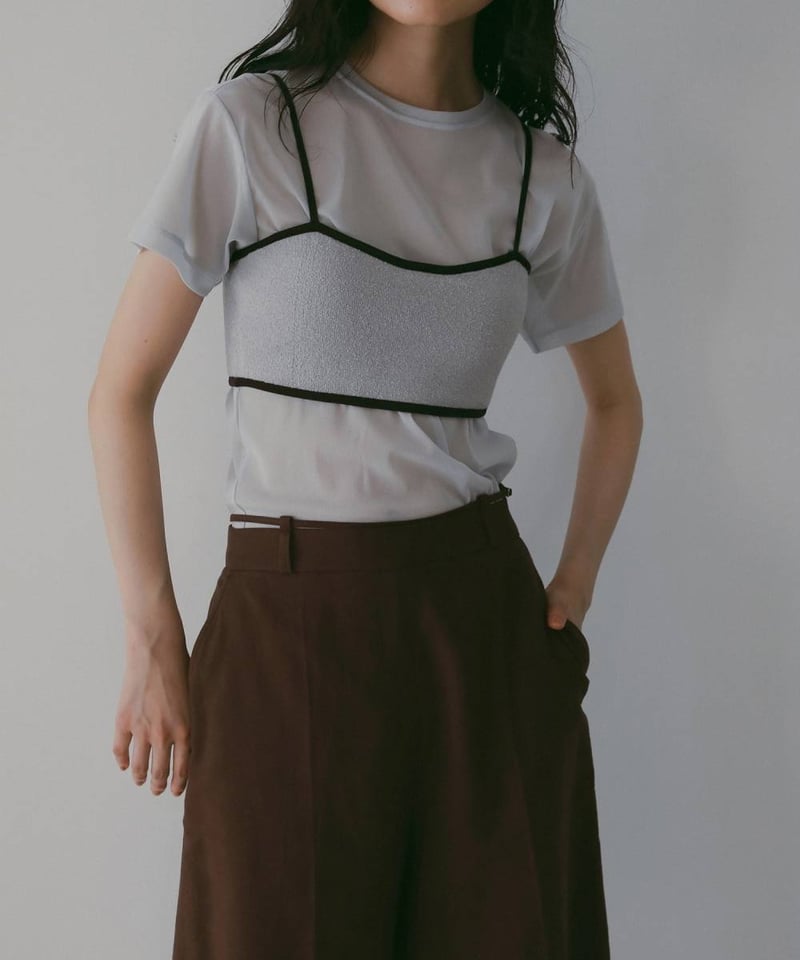 anuke アンヌーク Cupin Knit Bustier 62610520 | Deargo
