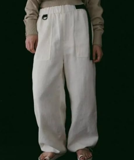 anuke アンヌーク Jacquard Drawstring Pants　62610707　本州送料無料！5月中旬～6月中旬発送