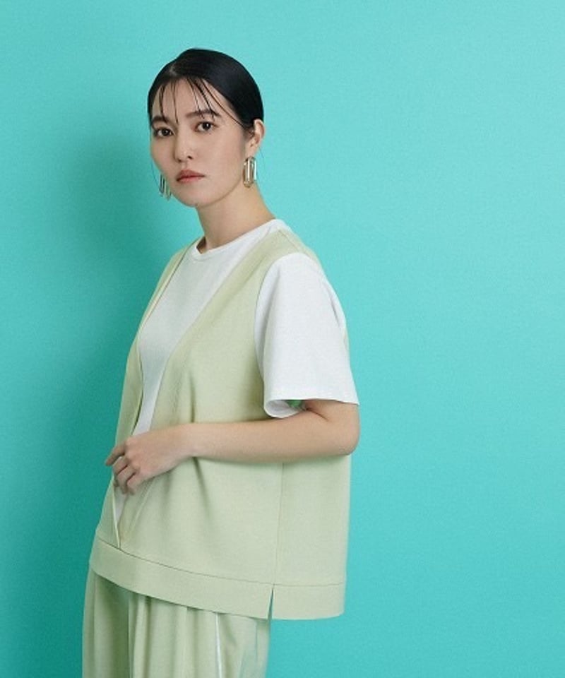 CYAN TOKYO シアン トウキョウ レイヤーライクコンビTOPS 401204