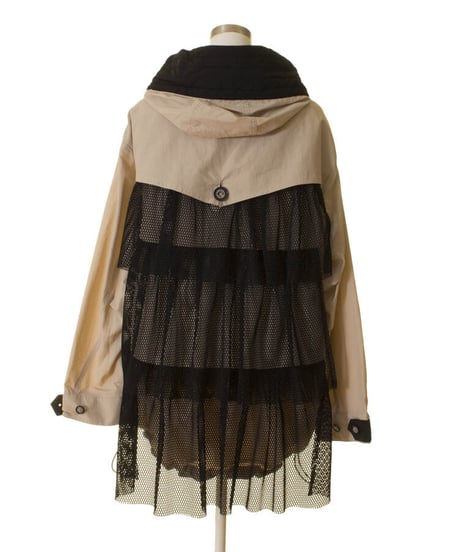 RISLEY　リズレー　強撥水レースフリルマウンテンパーカー  (1740558)(R2301-JK422)　2023年春夏物