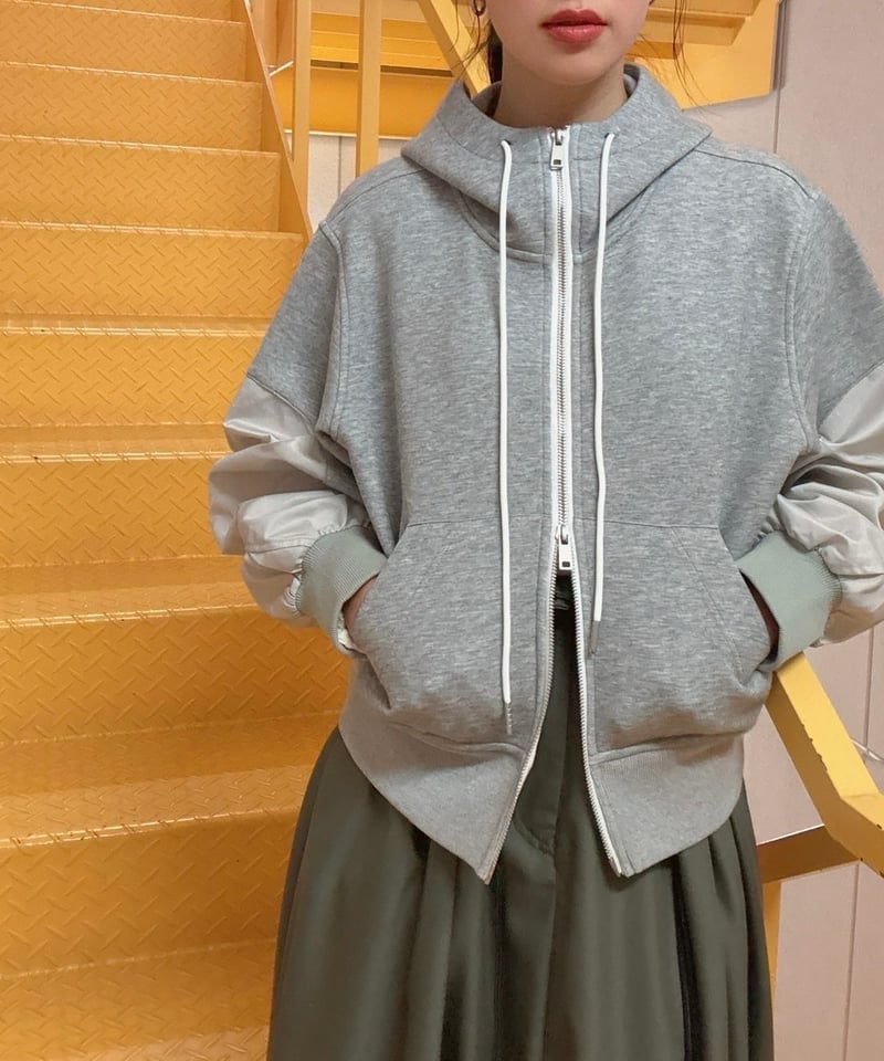 MICALLE MICALLE ミカーレミカーレ ボンディングパーカー MML108KDA |