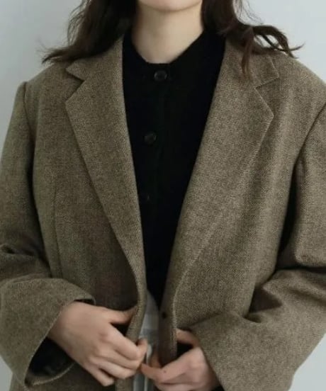 anuke (アンヌーク） Herringbone Wool Jacket 62520107　本州送料無料！