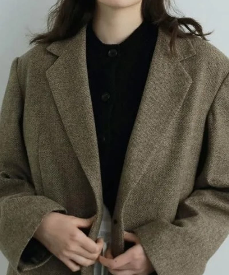 タグ付き新品未使用　アンヌーク　Herringbone Wool Jacket ànuke online store（アンヌーク） / Herringbone Wool