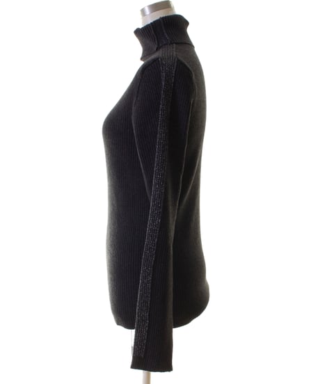 Pauline Bleu(ポリーヌブロー)リブタートルラメニット 　サイドラメラタートルニット 36469