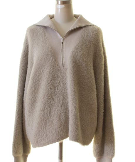 【未使用】マリードール ふわふわ ウール カシミヤブレンド ニット ベージュ M 未使用】マリードール ふわふわ ウール カシミヤブレンド ニット