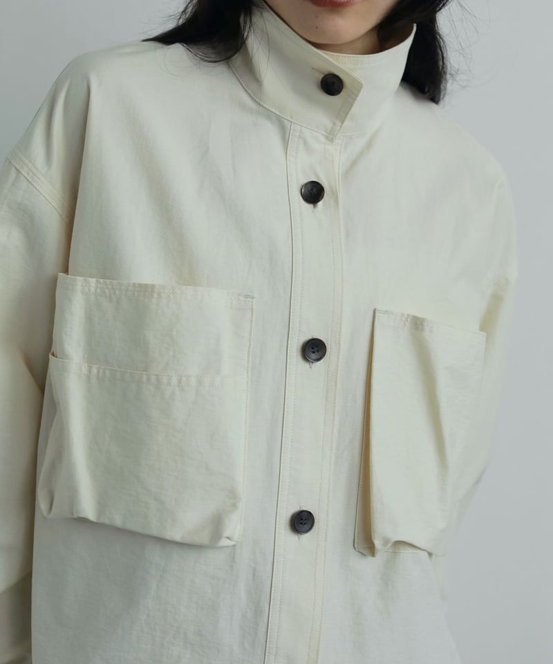 anuke アンヌーク Pocket Standcollar Shirts 62520408
