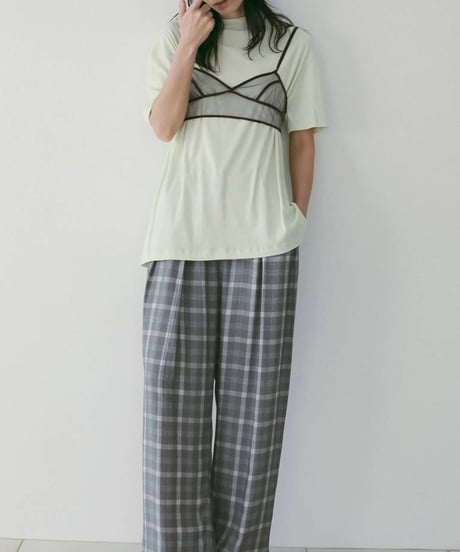anuke アンヌーク　Sheer Over T-Shirts　62610625