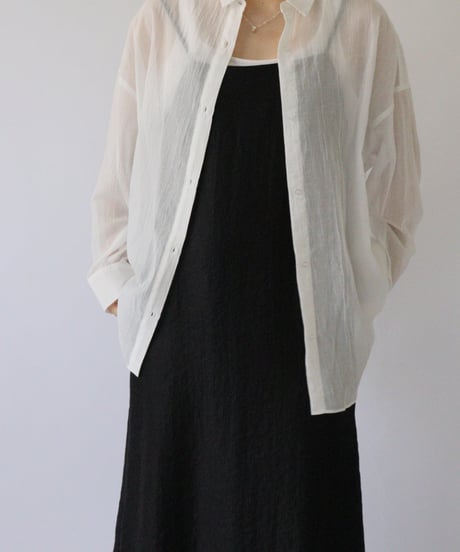 ACUTA  アクータ コットンボイル2WAYシャツ カシュクール2wayシャツ　1007384910073849