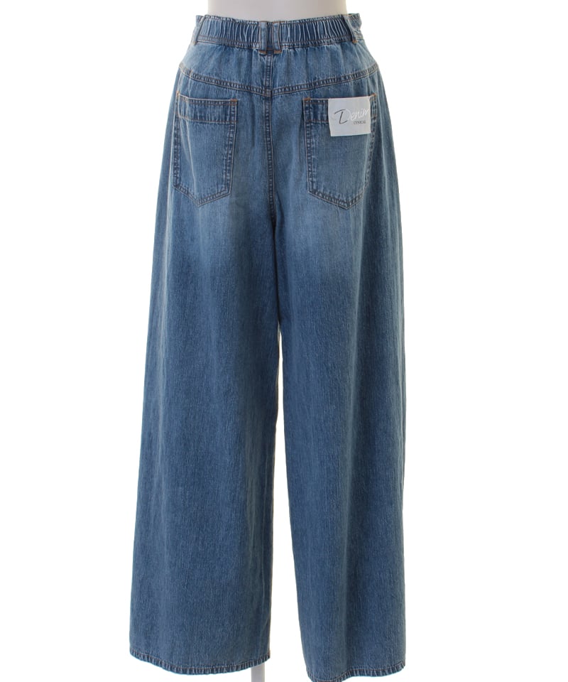 CYNICAL シニカル ブリーチワイドデニムパンツ612-96073 2026NEWARII