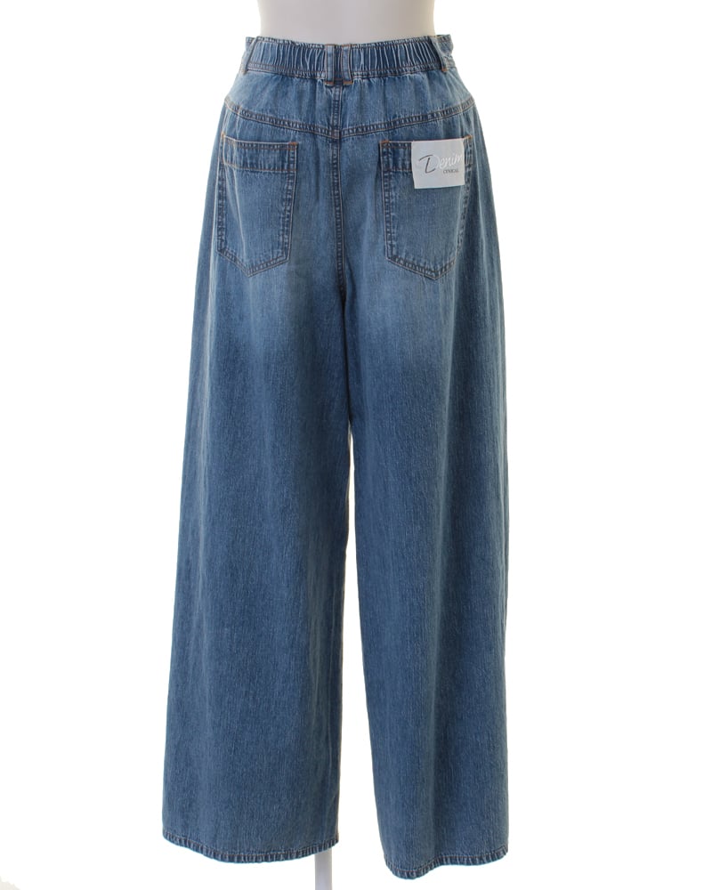 CYNICAL シニカル ブリーチワイドデニムパンツ612-96073 2026NEWARII