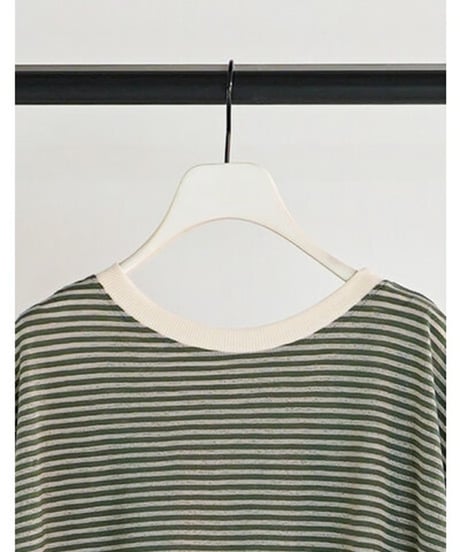CHIGNON　シニヨン　   シアーボーダーTee   8461-107KK 2026NEWARIIVAL