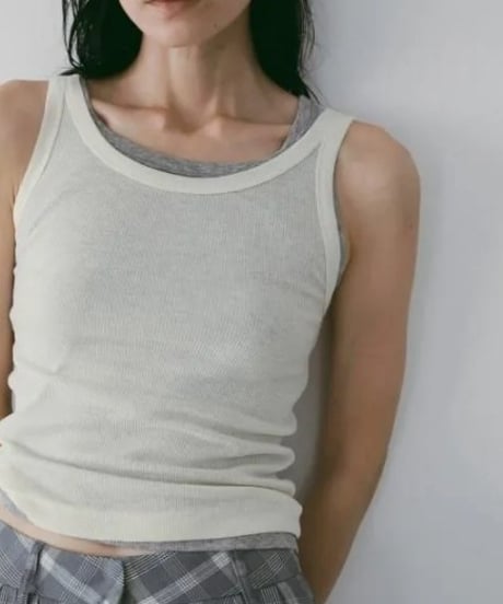 anuke アンヌーク Wool Rib Tanktop 62610614 本州送料無料！4月中旬～5月中旬発送予定