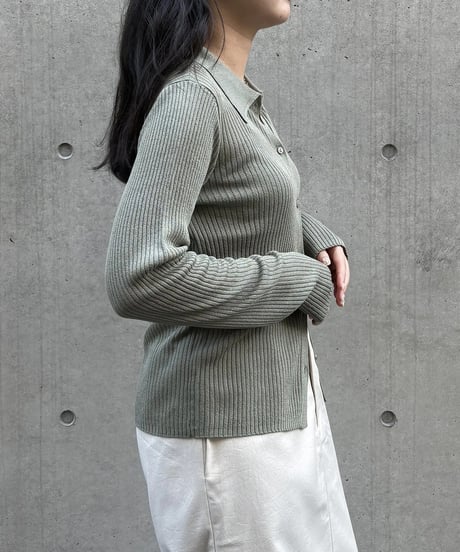 &g'aime  アンジェム　シアーラメポロニット　SHEER LUREX POLO KNIT 98610-67002 2026NEWARIIVAL