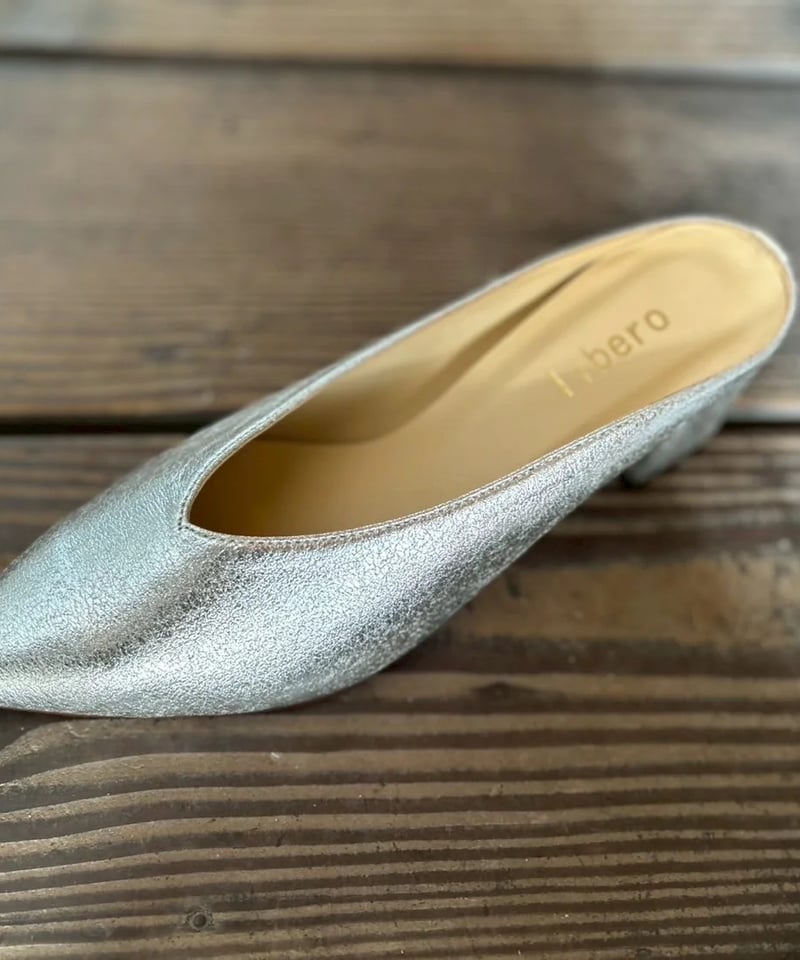 【libero】人気カラー 定番ミュール パンプス L  シルバー libero】人気カラー 定番ミュール パンプス L シルバー 楽天市場