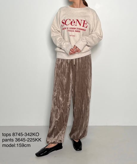 CHIGNON　シニヨン　SCeNEコンパクトスウェットPO　8745-342