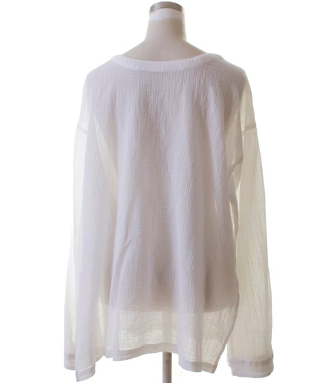 PASSIONE パシオーネ ROBE　ローブ　ヘンリーネックコットン2WAYシャツ　616960 2026NEWARIIVAL