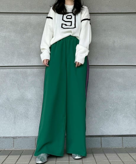 MICALLE MICALLE　ミカーレミカーレ　NO9ロゴニット　ナンバー9　MMG123NDC