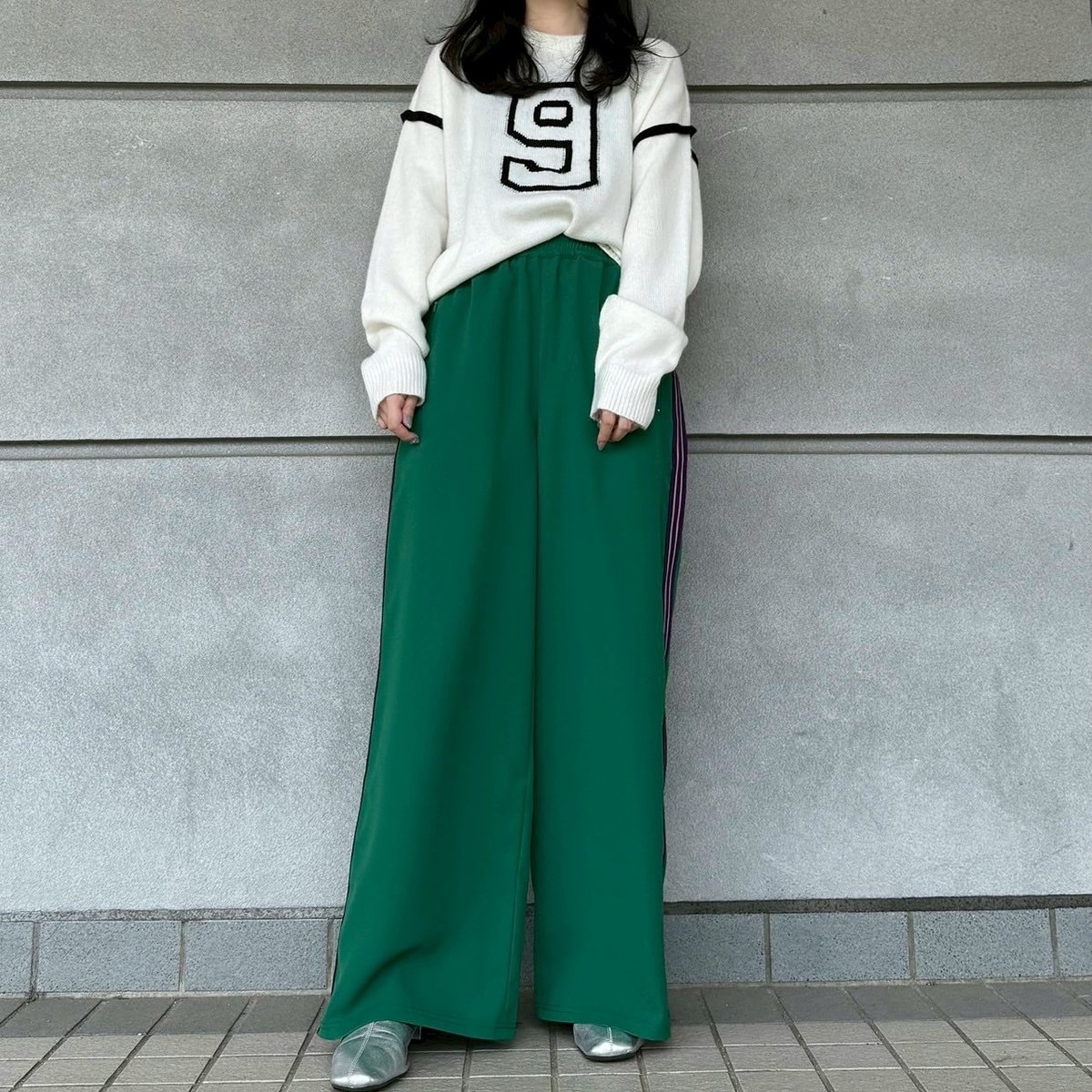 MICALLE MICALLE ミカーレミカーレ NO9ロゴニット ナンバー9 MMG123N