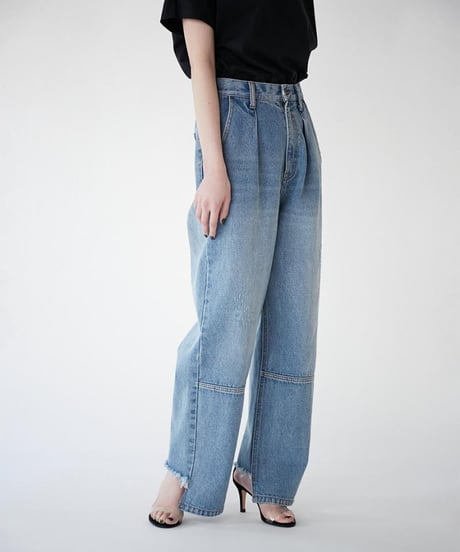 YENN イェン　HIGH RISE TUCK WIDE PT　Y222-31010再入荷