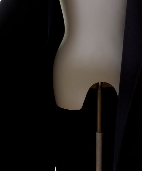 ATELIER BRUGGE アトリエブルージュ ロングジレ ロングベスト　ブラック　35AQC-32