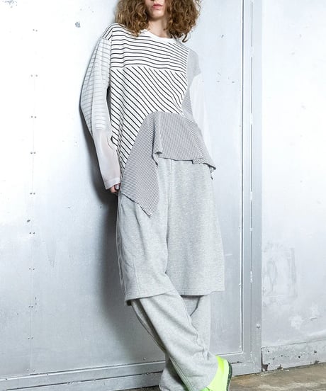 AULA AILA　アウラアイラ　レイヤードハーフパンツ LAYERED HALF PANTS 1261-06030 2026NEWARIIVAL