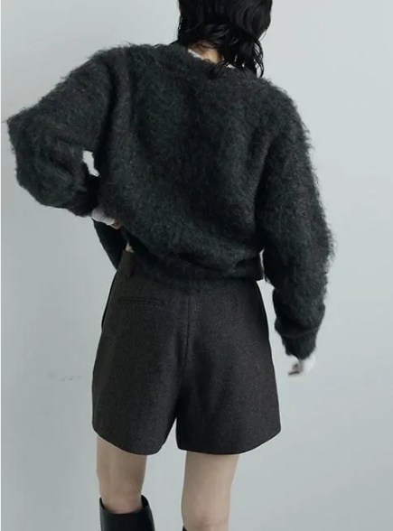 anuke (アンヌーク） Herringbone Short Pants 62520728