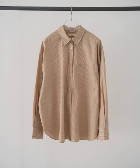 anuke アンヌーク　Stripe Over Shirts　62610401　本州送料無料