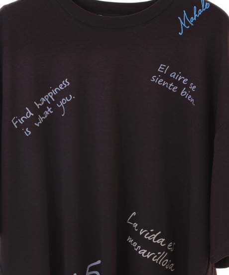 Praia　プライア 【360度こなれる】 マルチグラフィック・フレアTシャツ - LEO-2674 (2026NEWARIIVAL)